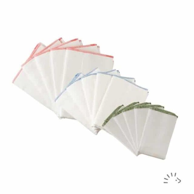 Cotton prefold cloth diaper (nappy)