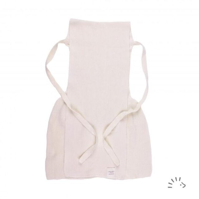 Knitted cotton tie-on diaper (nappy)