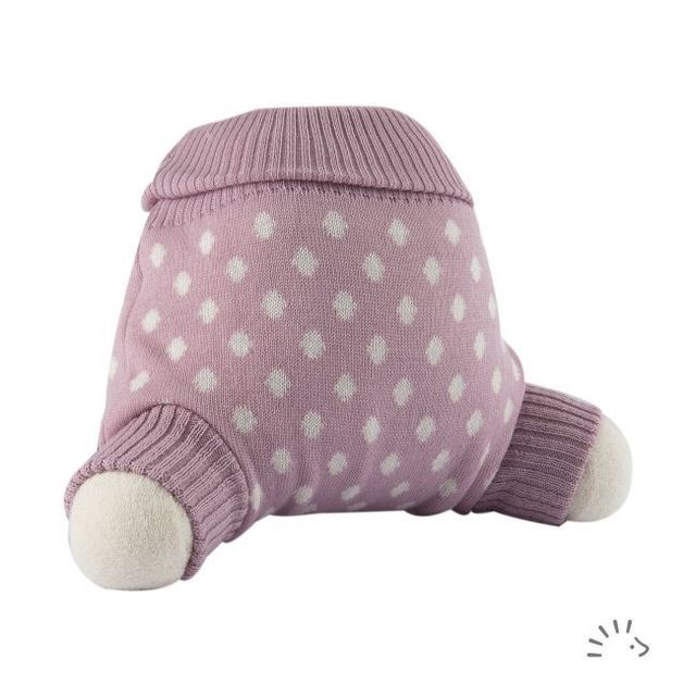 Knitted wool diaper (nappy) cover