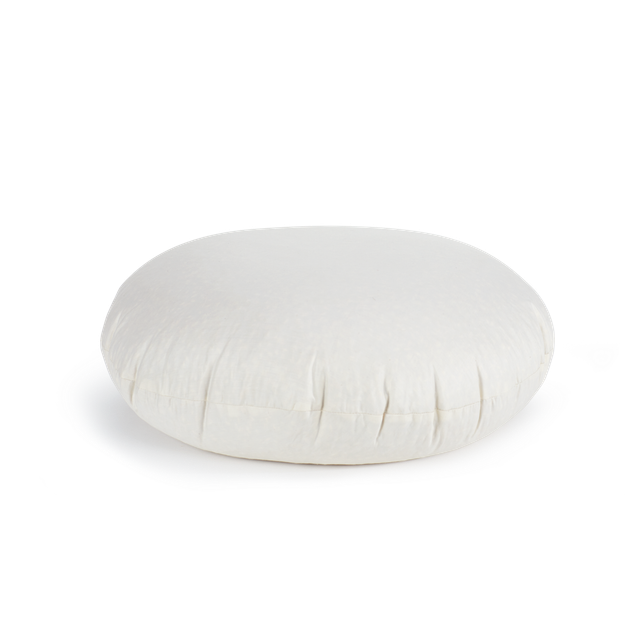 Zafu meditation cushion insert with spelt husk filling