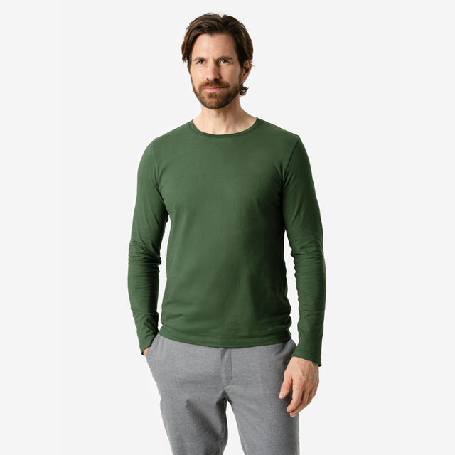 Men's cotton long-sleeve shirt