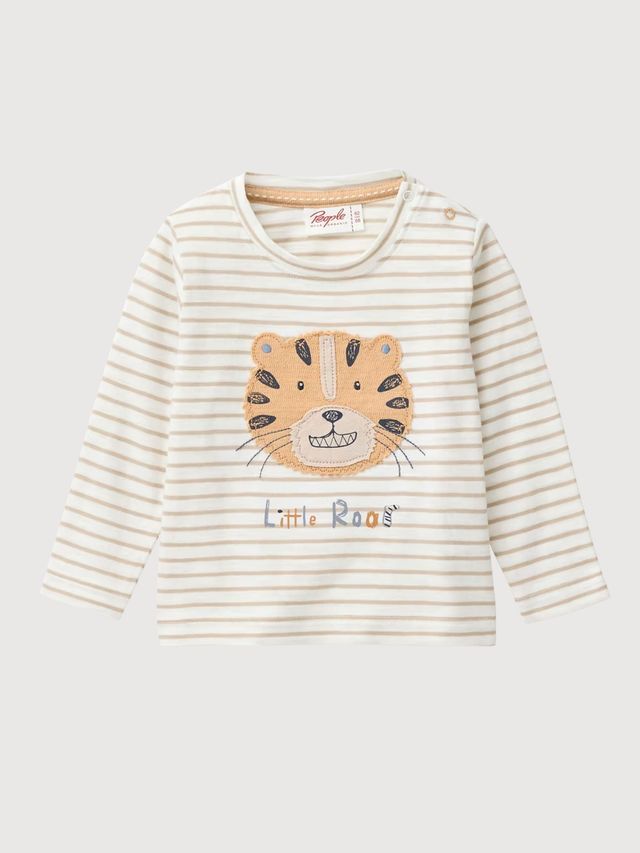 Baby and kids' cotton long-sleeve top