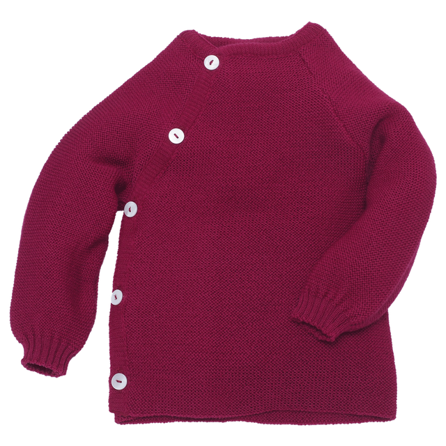 Baby merino wool wrap jacket