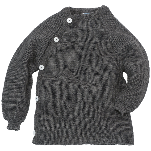 Baby merino wool wrap cardigan