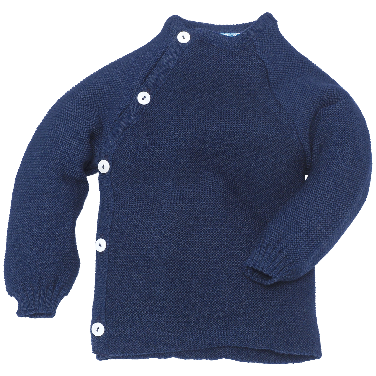 Baby merino wool wrap jacket (Schlüttli)