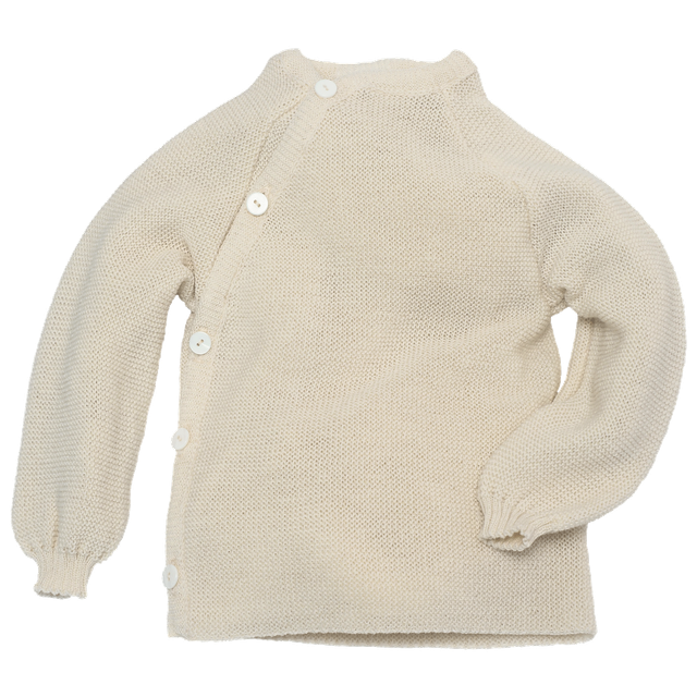 Baby merino wool wrap jacket (Schlüttli)
