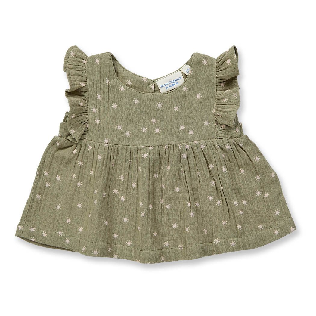 Baby cotton muslin blouse