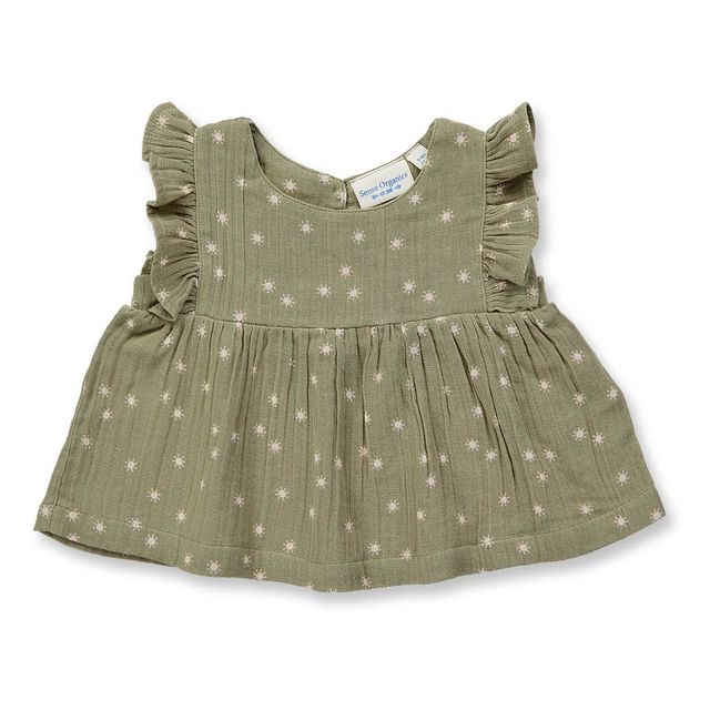 Baby cotton muslin blouse