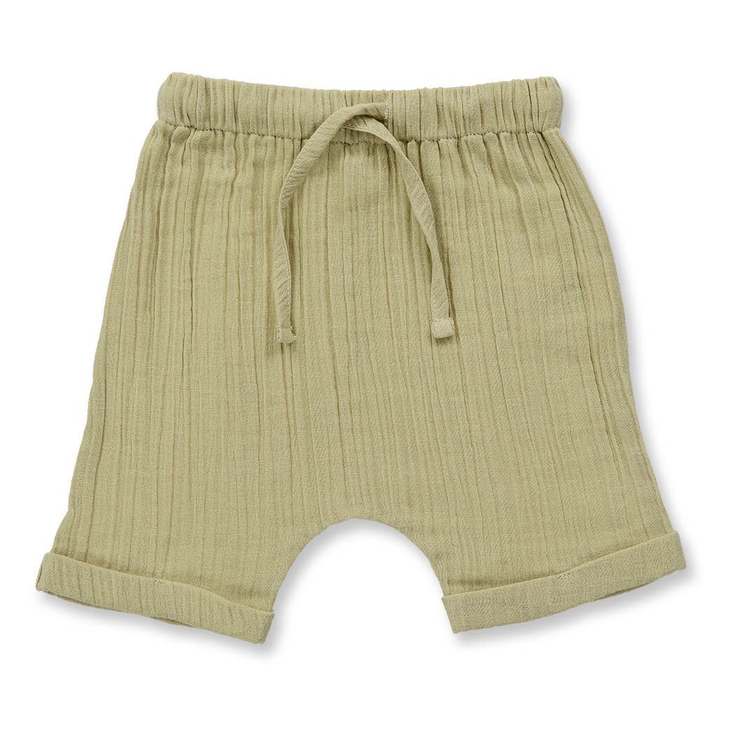 Baby cotton muslin shorts