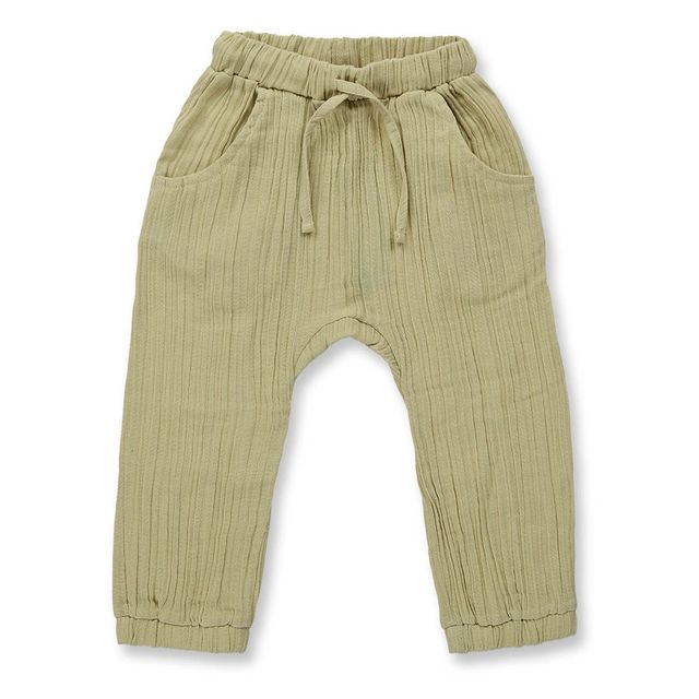 Baby cotton muslin pants (trousers)
