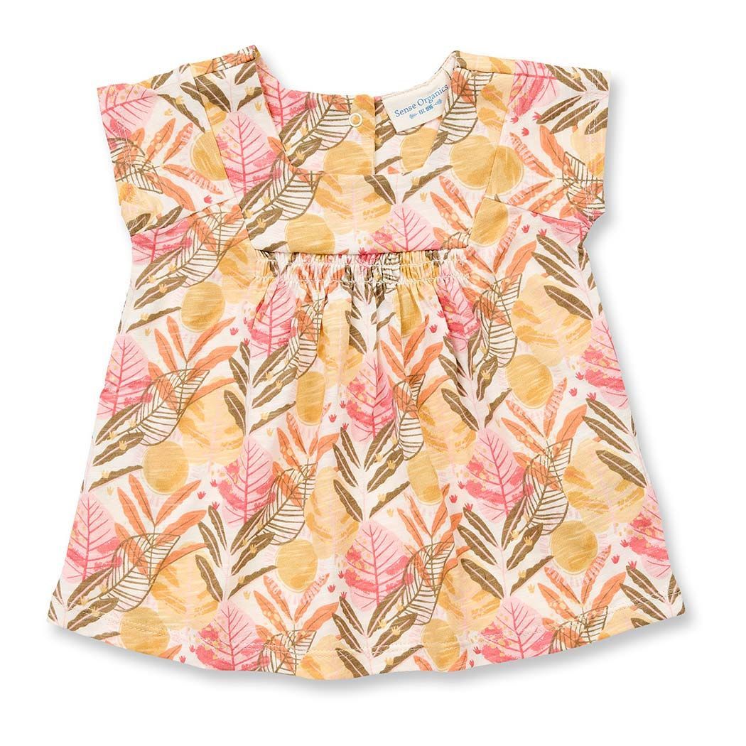 Baby organic cotton slub jersey tunic
