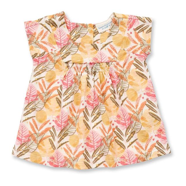 Baby organic cotton slub jersey tunic