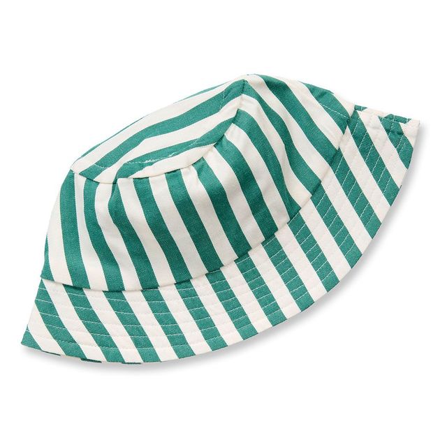 Kids' organic cotton striped sun hat