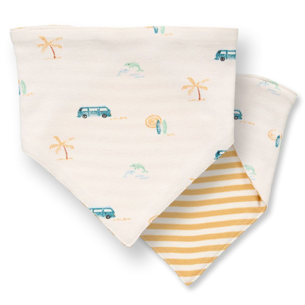 Baby organic cotton bandana bib