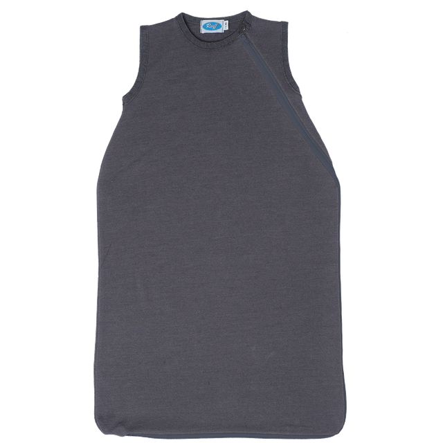 Baby sleeveless merino wool and silk terry sleeping bag