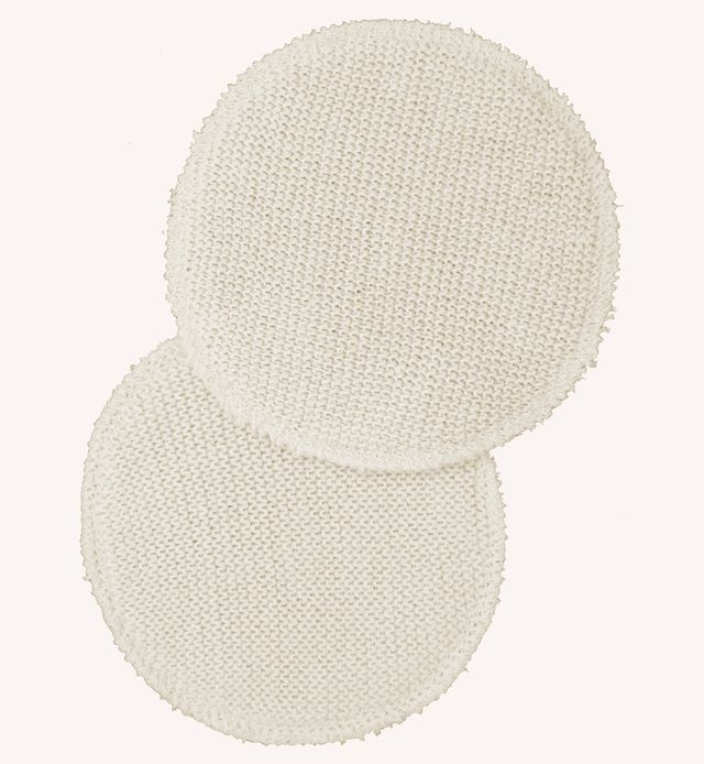Three-layer merino wool and silk nursing pads