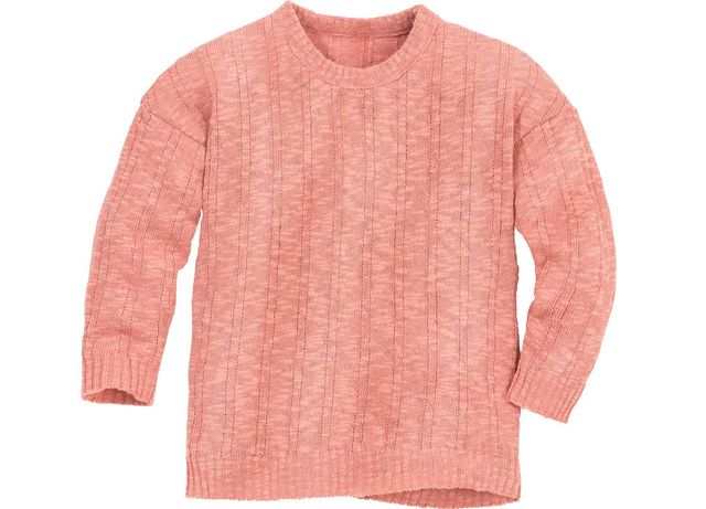 Organic cotton and linen knit sweater (jumper)