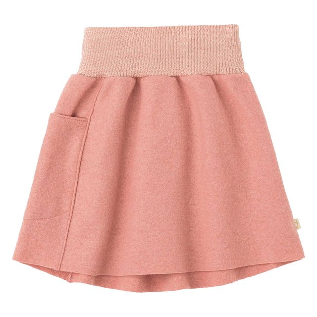 Kids' boiled merino wool skirt