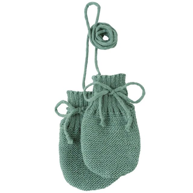 Baby merino wool newborn mittens