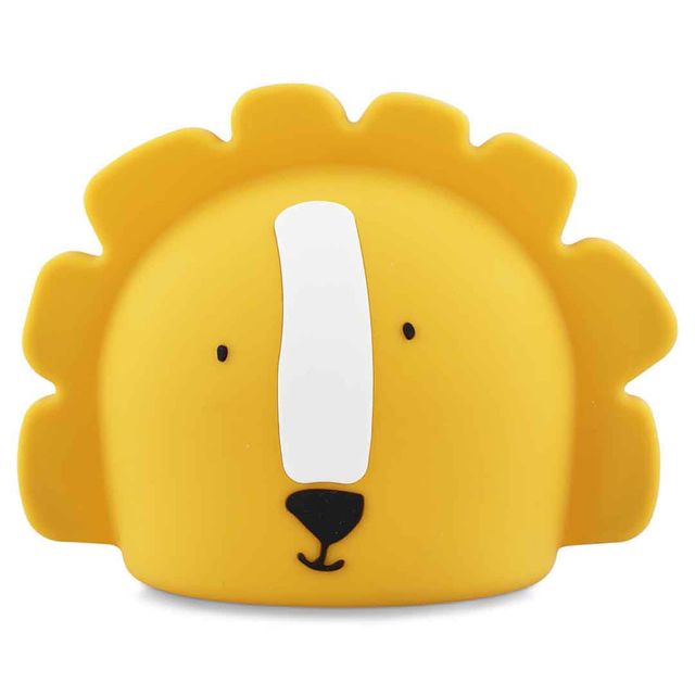 Kids' rechargeable silicone lion night light