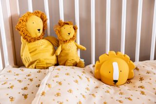 Kids' rechargeable silicone lion night light