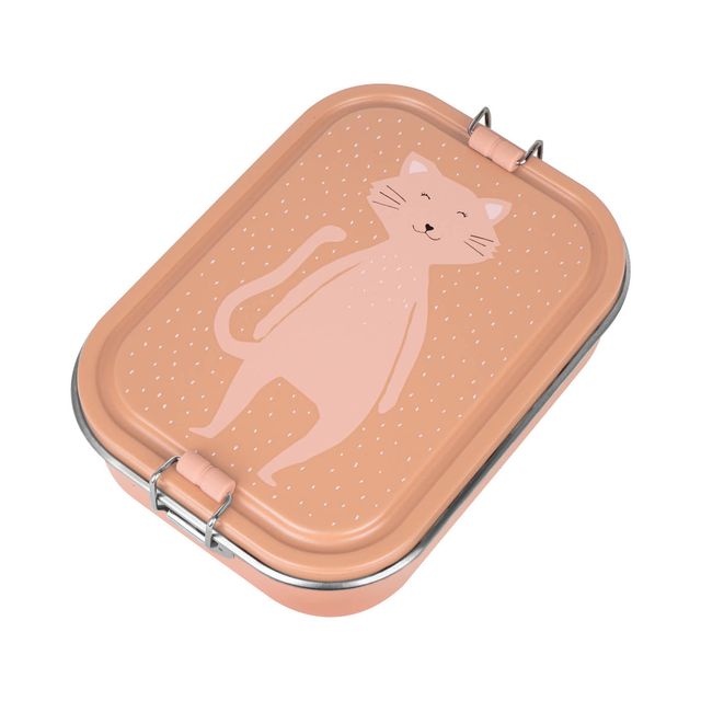 Kids' large stainless steel lunch box with divider