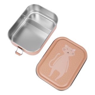 Kids' large stainless steel lunch box with divider
