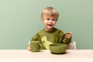 Silicone suction bowl