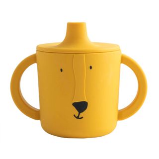 Silicone sippy cup with handles