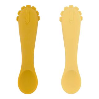 Silicone baby spoons for first foods, set of two