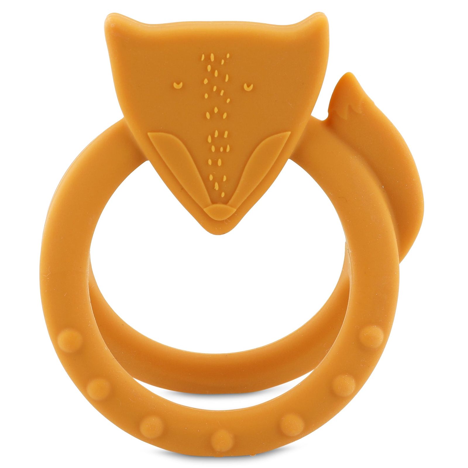 Silicone sensory teether, fox design