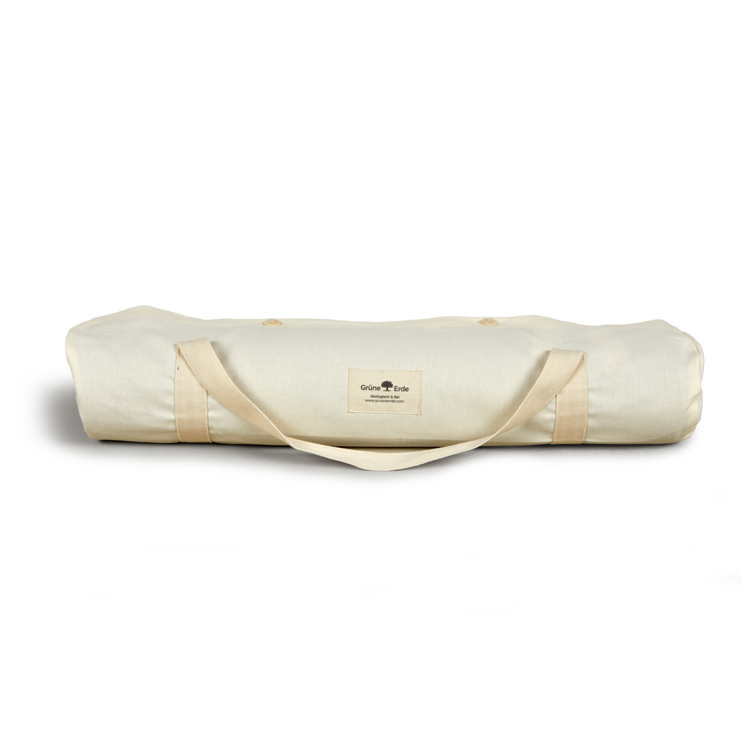Cotton yoga mat carry bag