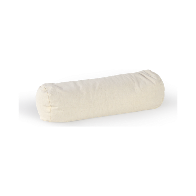 Spelt husk neck roll inner cushion with cotton cover