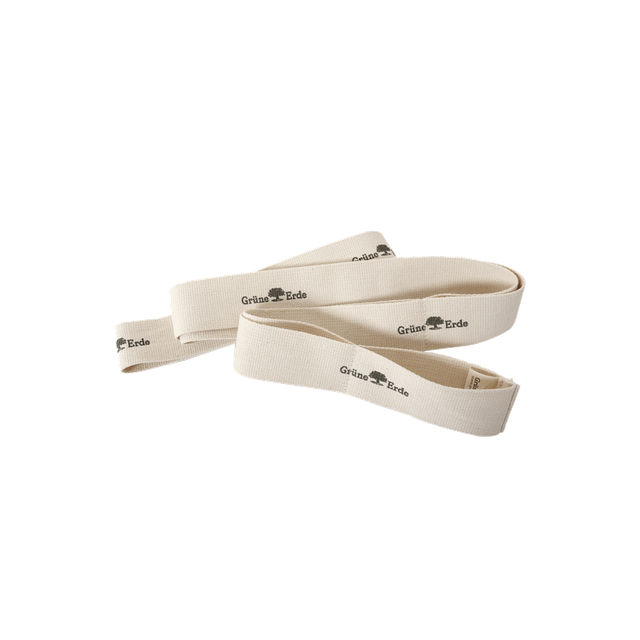 Cotton yoga strap with loops