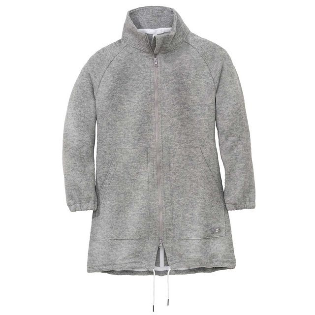 Women's merino boiled wool coat