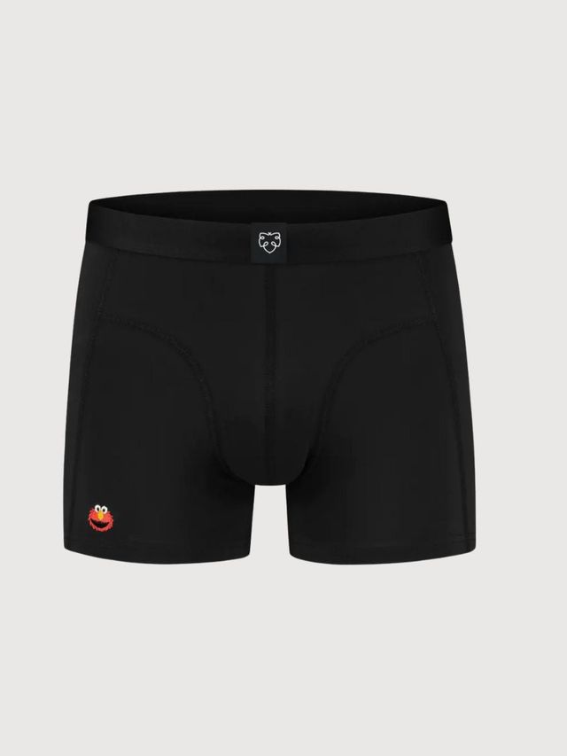Men's cotton boxer briefs with Elmo print