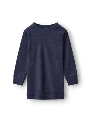 Baby merino wool and silk long-sleeve top