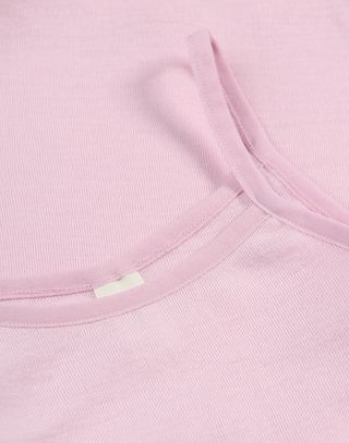 Baby merino wool and silk strappy bodysuit