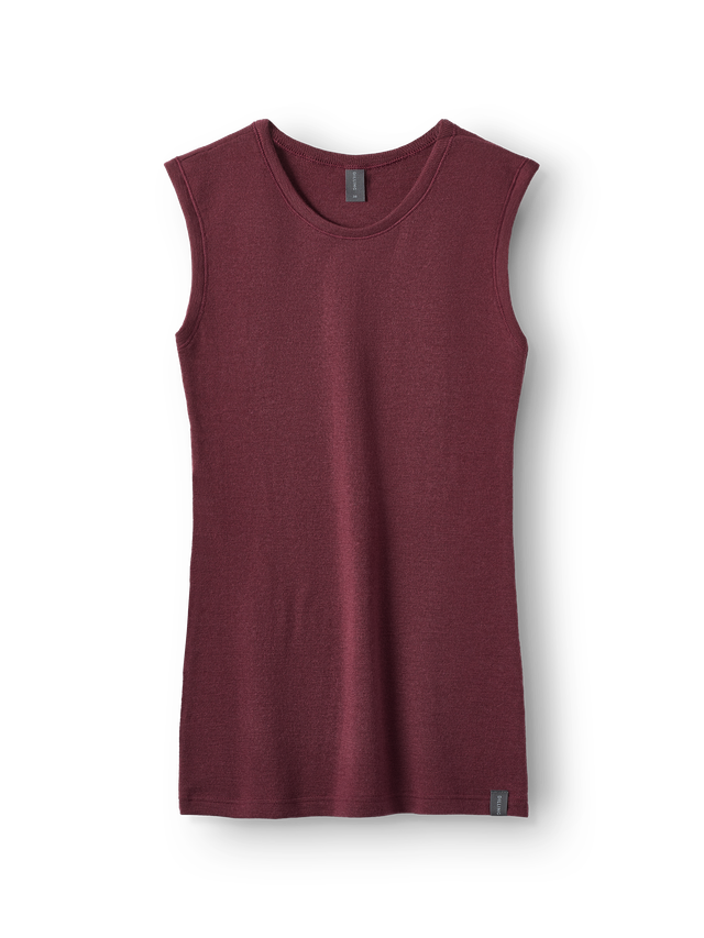 Women's merino wool sleeveless top