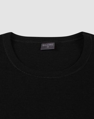 Women's merino wool and silk jersey T-shirt dress