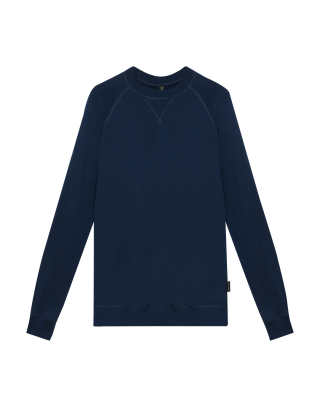 Women's merino wool terry raglan sweatshirt