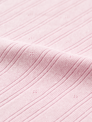 Women's cotton pointelle T-shirt