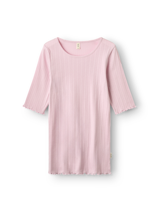 Women's cotton pointelle T-shirt