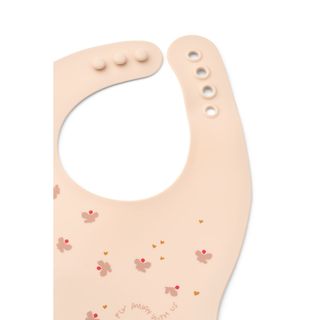 Silicone bibs with catch-all pocket, 2-pack