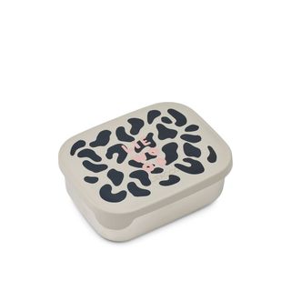 Kids' stainless steel lunch box with three compartments