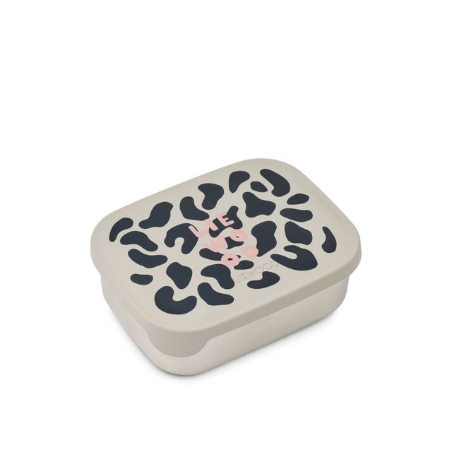 Kids' stainless steel lunch box with three compartments