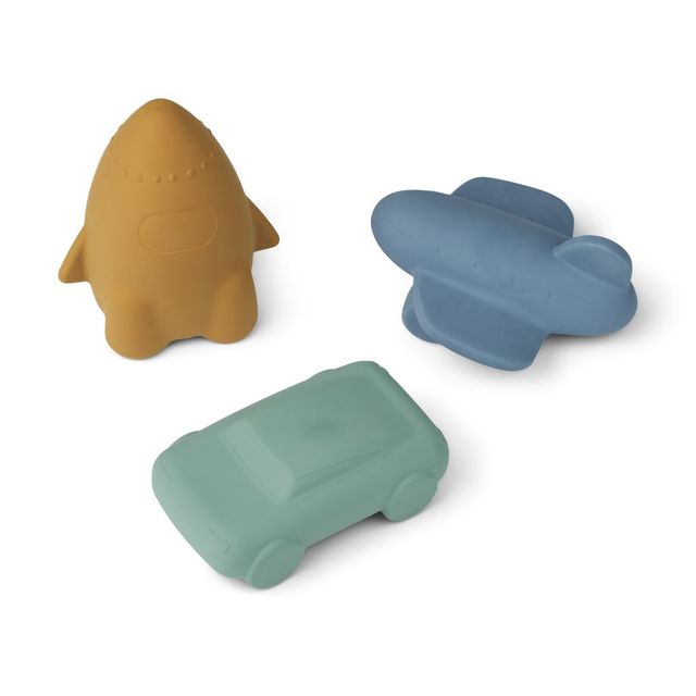 Jacob rubber vehicle bath toys, set of 3