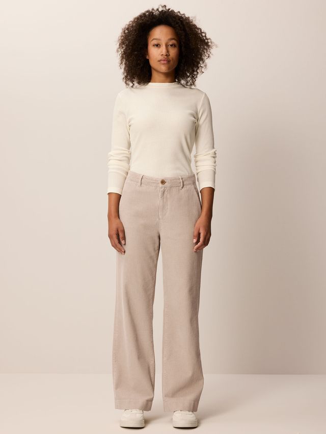 Women's cotton corduroy trousers
