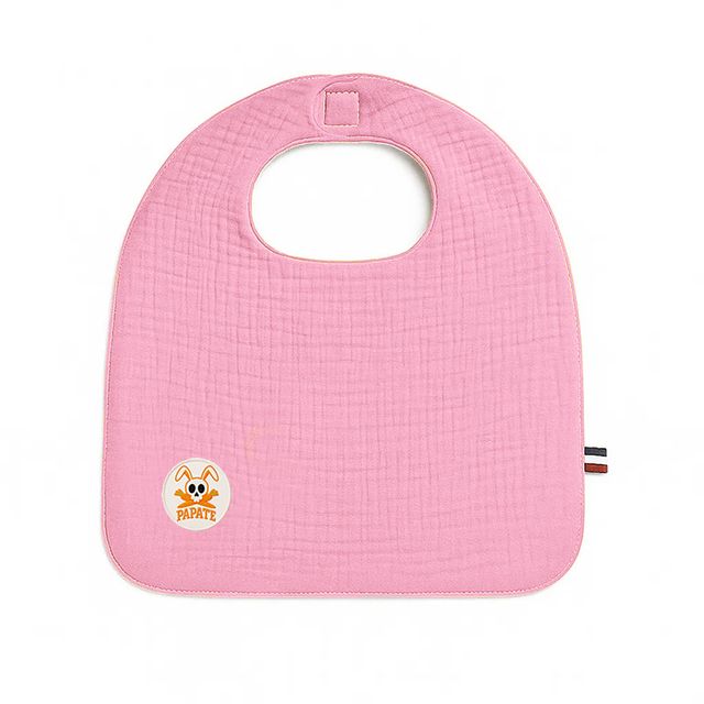 Bavoir en Coton Bio Rose