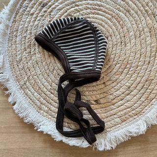 Baby wool and silk bonnet (hat)